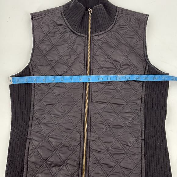 Prana Women’s Black Quilted Zip Up Vest Size Small - Picture 12 of 14